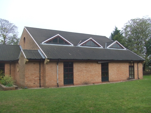 The new church, built in 1987